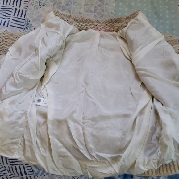 Woven wool front zip ur jacket size S - Picture 3 of 7